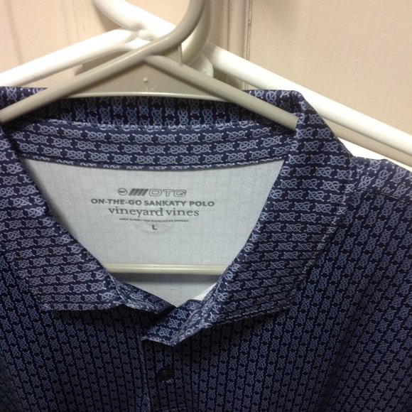 Vineyard Vines Men's Large Short Sleeve Performance 3 Button Polo Shirt - NWT - Picture 2 of 5